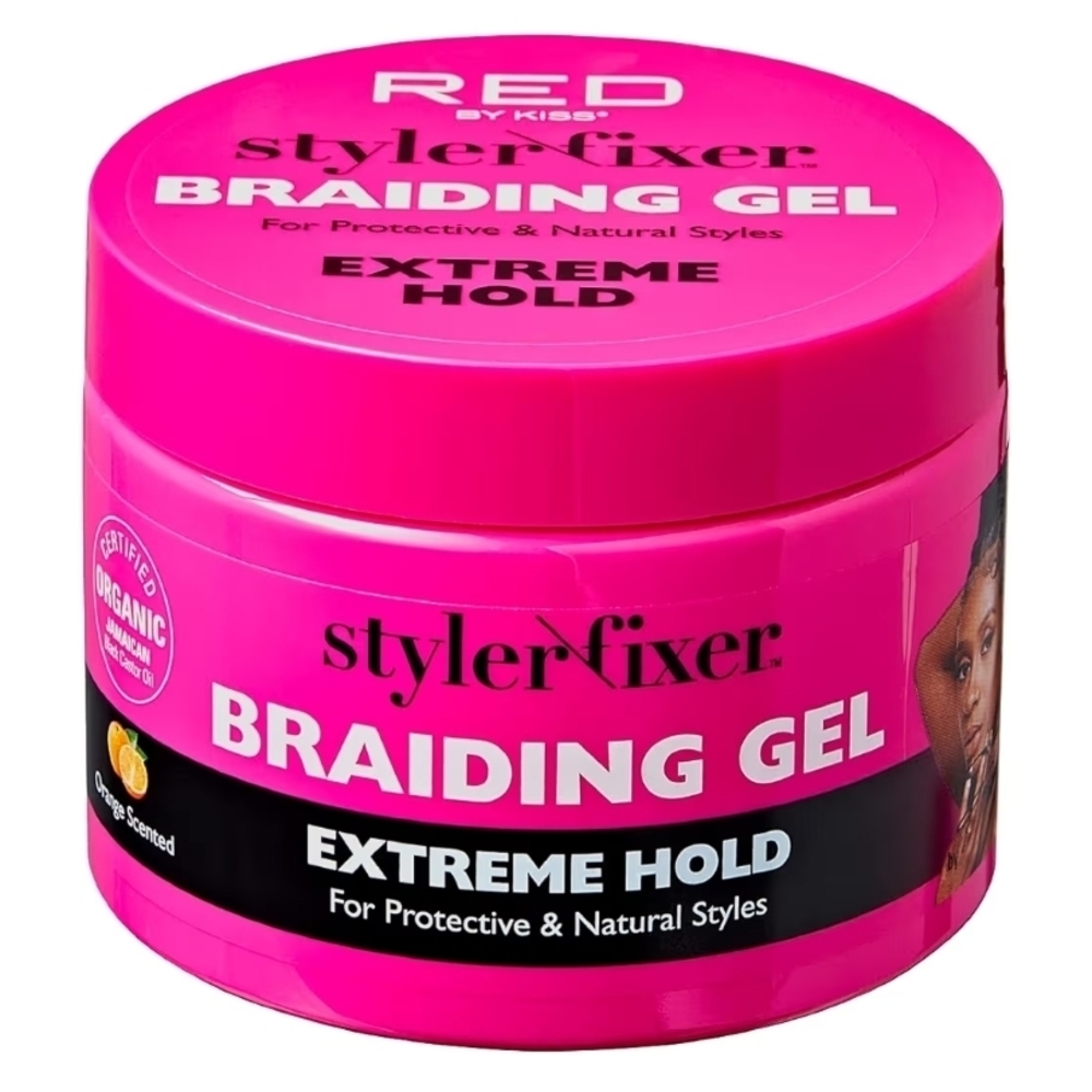 Kiss Red Braiding Gel - Pink